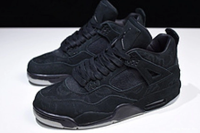 Nike 4 Jordan Air kaws 930155 black 001 retro 0803
